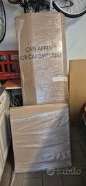 3 scatoloni appendi-abiti + 7 cartoni 40x30x30
