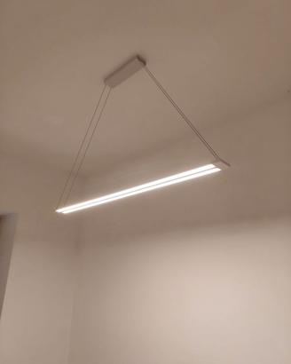 Scrivania-Libreria-Tavolo-Sedie-Lampadari