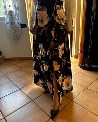 gonna lunga elegante da cerimonia 