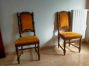 2 Sedie antiche – Stile Revival Primo '900