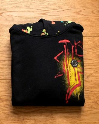 felpa philipp plein a schizzi ORIGINALE 