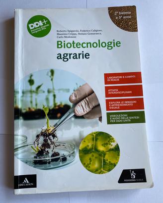 Libro scolastico: Biotecnologie agrarie Mondadori