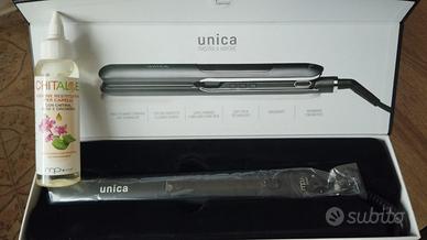 Piastra per capelli professionale a vapore