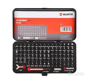set avvitatori 1/4 90 pezzi würth