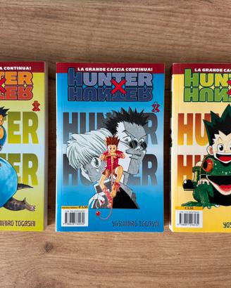 Hunter X Hunter 1-3 volumi. Mai letti.