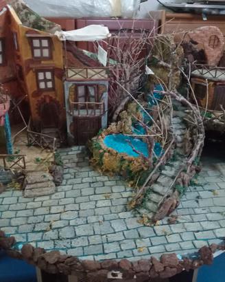 presepe con cascata 