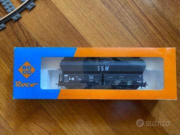 Trenino roco sncf carro tramoggia per carbone