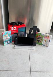 Console Nintendo Switch 2 + 3 giochi e accessori