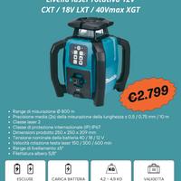 Makita Livella Laser Rotativa + Spedizione