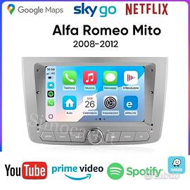 Autoradio CarPlay Android Auto per Alfa MiTo 7"