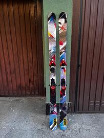 SALOMON galaxy twintip +attacco salomon model 5910