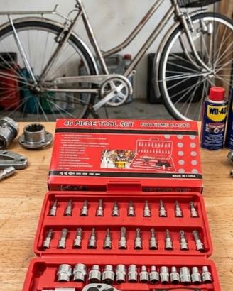 Set chiavi a cricchetto 46 pezzi 
