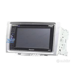 Telaio grigio radio 2-DIN per Peugeot 308 408.