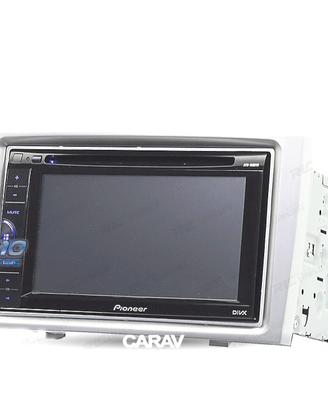 Telaio grigio radio 2-DIN per Peugeot 308 408.