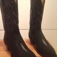 Stivali texani manta neri nuovi