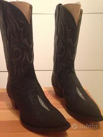 Stivali texani manta neri nuovi