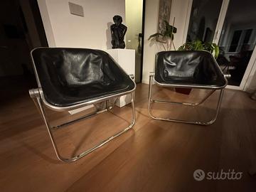 Coppia Poltrone Plona  - Anonima Castelli in pelle