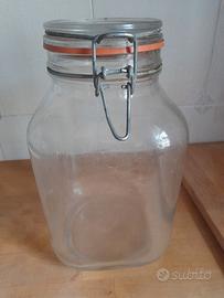 Vaso con coperchio Bormioli