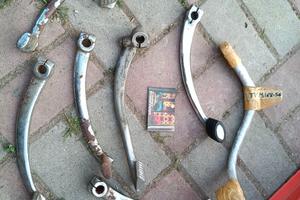 pedivella leva messa in moto vespa lambretta in fe