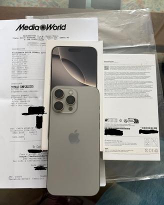 Apple IPhone 16 pro max 256gb - Titanio naturale