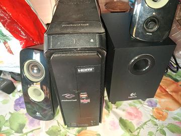 Hp Imedia S2120 + Logitech Speaker System Z323