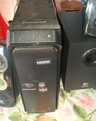 Hp Imedia S2120 + Logitech Speaker System Z323