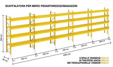 SCAFFALATURA merci pesanti o ingombranti mt10.54
