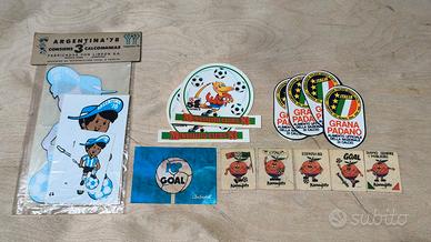 Adesivi mondiali di calcio vintage