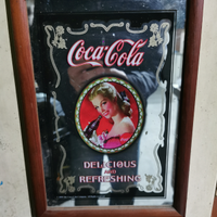 Specchio coca cola verticale vintage