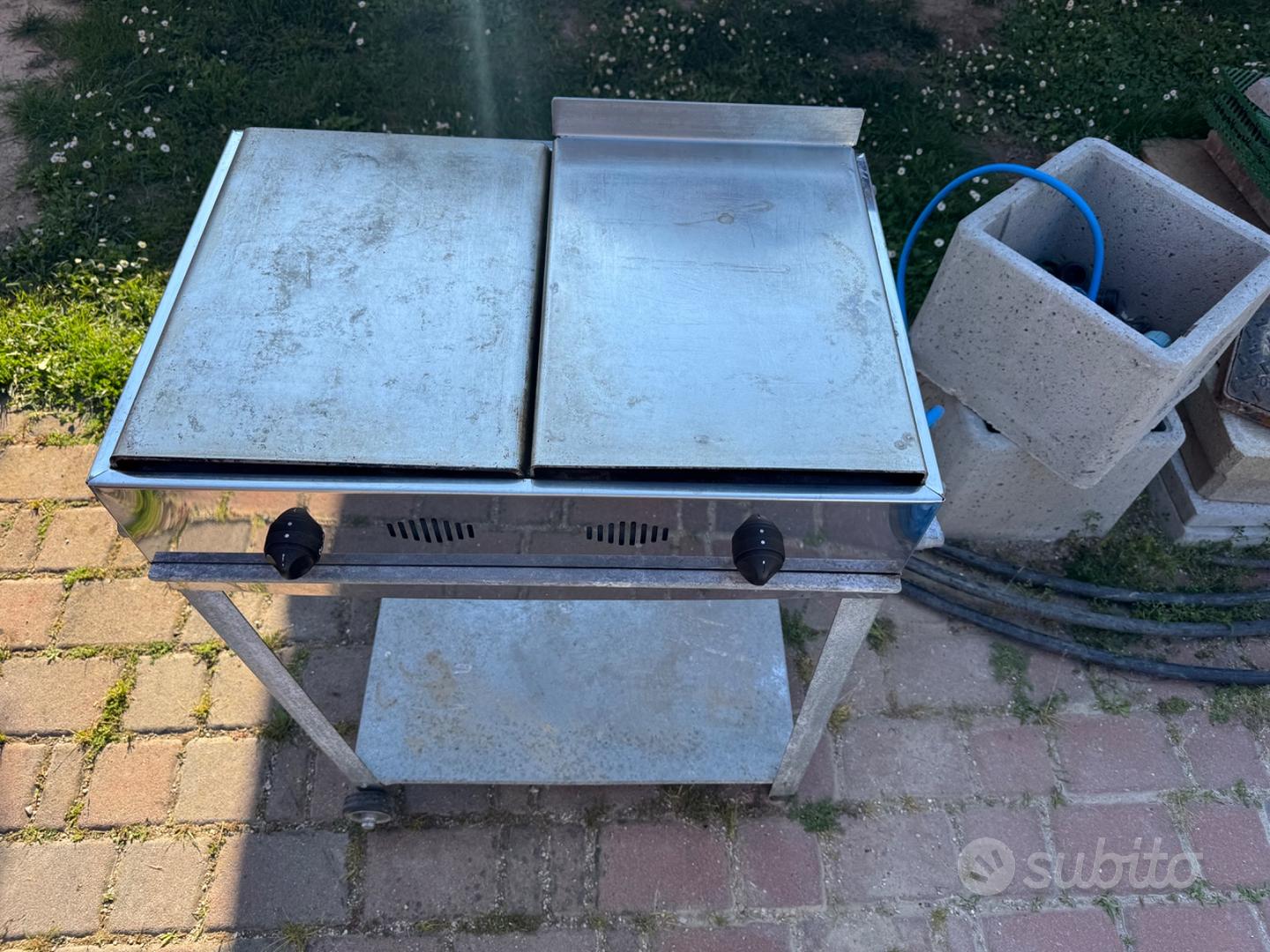 Copertura Universale Per Barbecue A Gas, Rettangolare, 58x48x24, Nera, Impermeabile D.S. - Foto 2