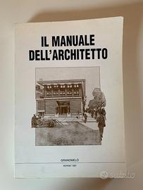 Libro "Il Manuale dell'Architetto", reprint 1997