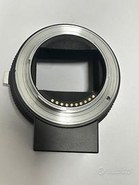 Adattatore sony to canon ef