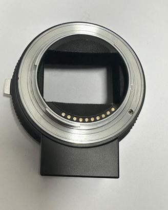 Adattatore sony to canon ef