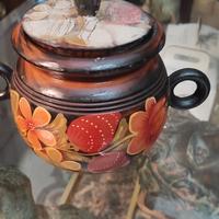 porta spezie decorato a mano