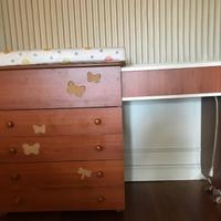 Fasciatoio cassettiera e vaschetta estraibile