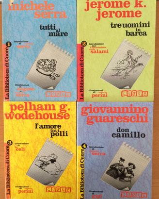 6 libri classici humor collana Cuore