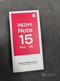 Xiaomi Redmi Note 15 Pro 5G 8/256 nero NUOVO