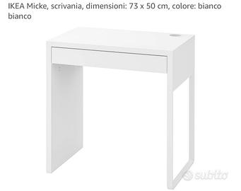 Scrivania bianca IKEA