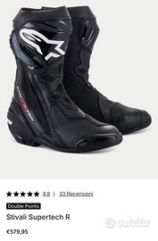 Alpinestars supertech r stivali moto tg 43