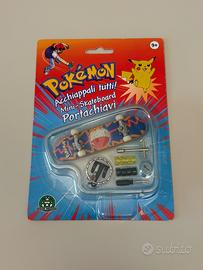 pokemon mini skateboard portachiavi vintage nuovo