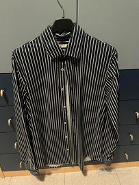 Camicia blu a righe bianche Zara – Taglia S