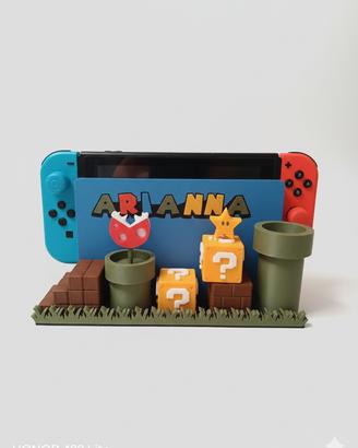 Stazione di Ricarica Nintendo Switch - Stile Super