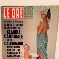 "Le Ore" rivista vintage Claudia Cardinale 