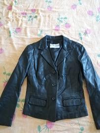 giacca donna vera pelle vintage 