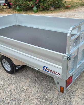 CARRELLO RIMORCHIO CRESCI PT15L BASCULANTE CON RAM