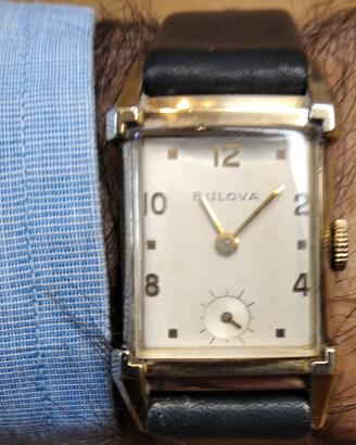 Orologio Bulova Statesman 1946- oro 10K- Art Deco