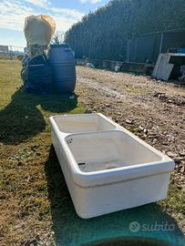 Lavabo ceramica doppio