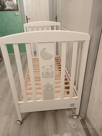 lettino bimbi e materasso