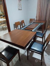 tavolo in legno allungabile 