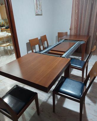tavolo in legno allungabile 